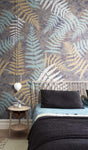 Tropical Leaves Oasis Wallpaper Mural-ChandeliersDecor.com