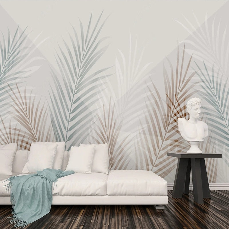 Tropical Palm Paradise Wallpaper Mural-ChandeliersDecor