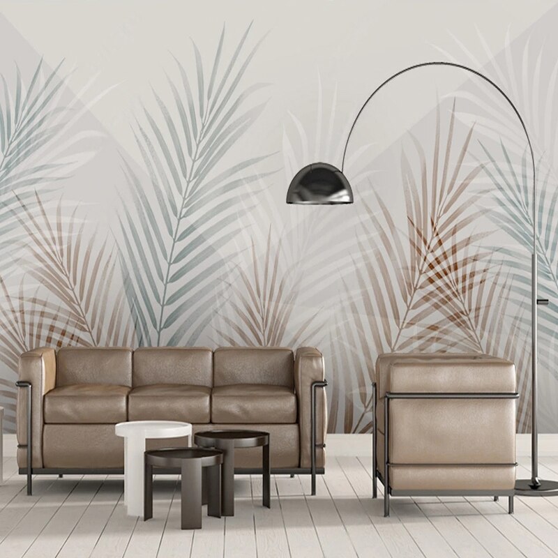 Tropical Palm Paradise Wallpaper Mural-ChandeliersDecor