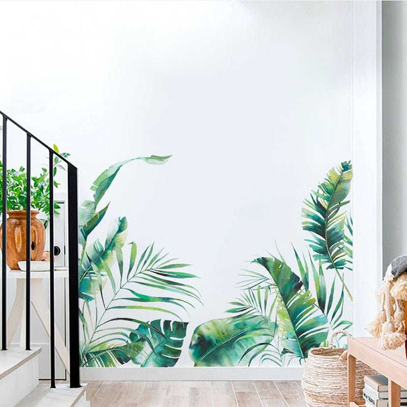 Tropical Wall Decal – Palm Tree Leaf Theme