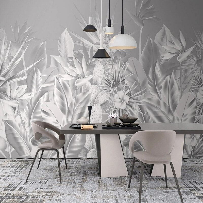 Tropical Wallpaper - Lush Paradise with Exquisite Designs-ChandeliersDecor