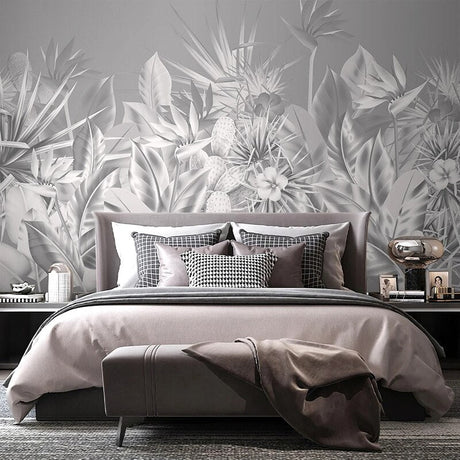 Tropical Wallpaper - Lush Paradise with Exquisite Designs-ChandeliersDecor