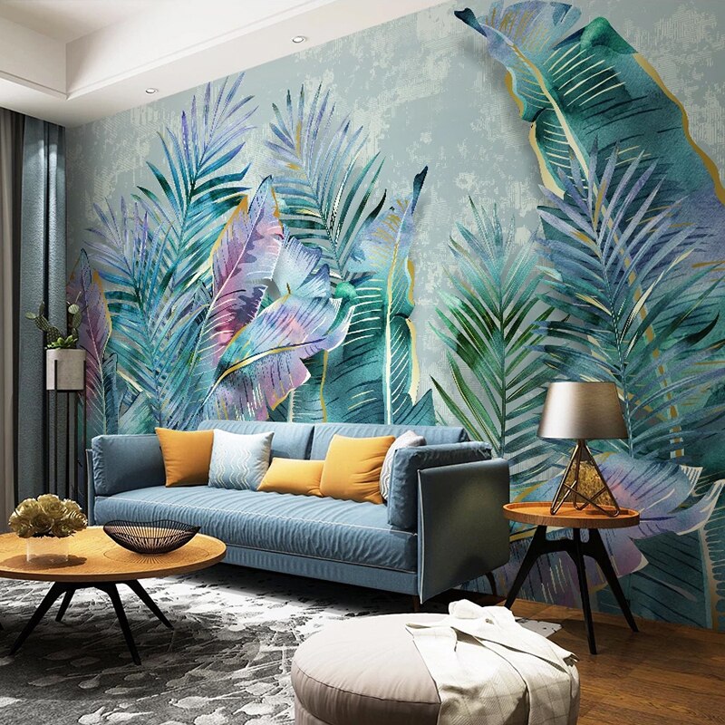 Tropical Wallpaper Mural: Vibrant and Exotic Wall Decor-ChandeliersDecor