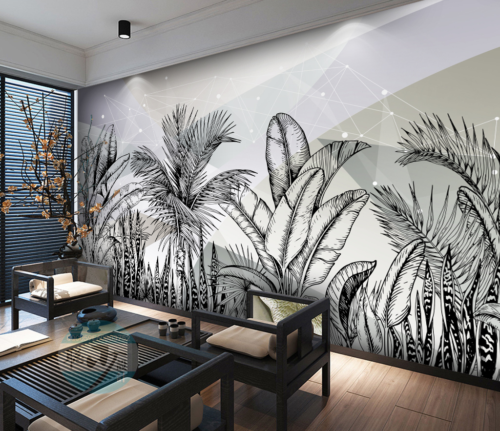 Tropical Wallpaper Murals: Scenic Beauty Captured-ChandeliersDecor