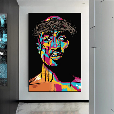 Tupac Poster – Authentic Tribute to Legendary Rapper-ChandeliersDecor