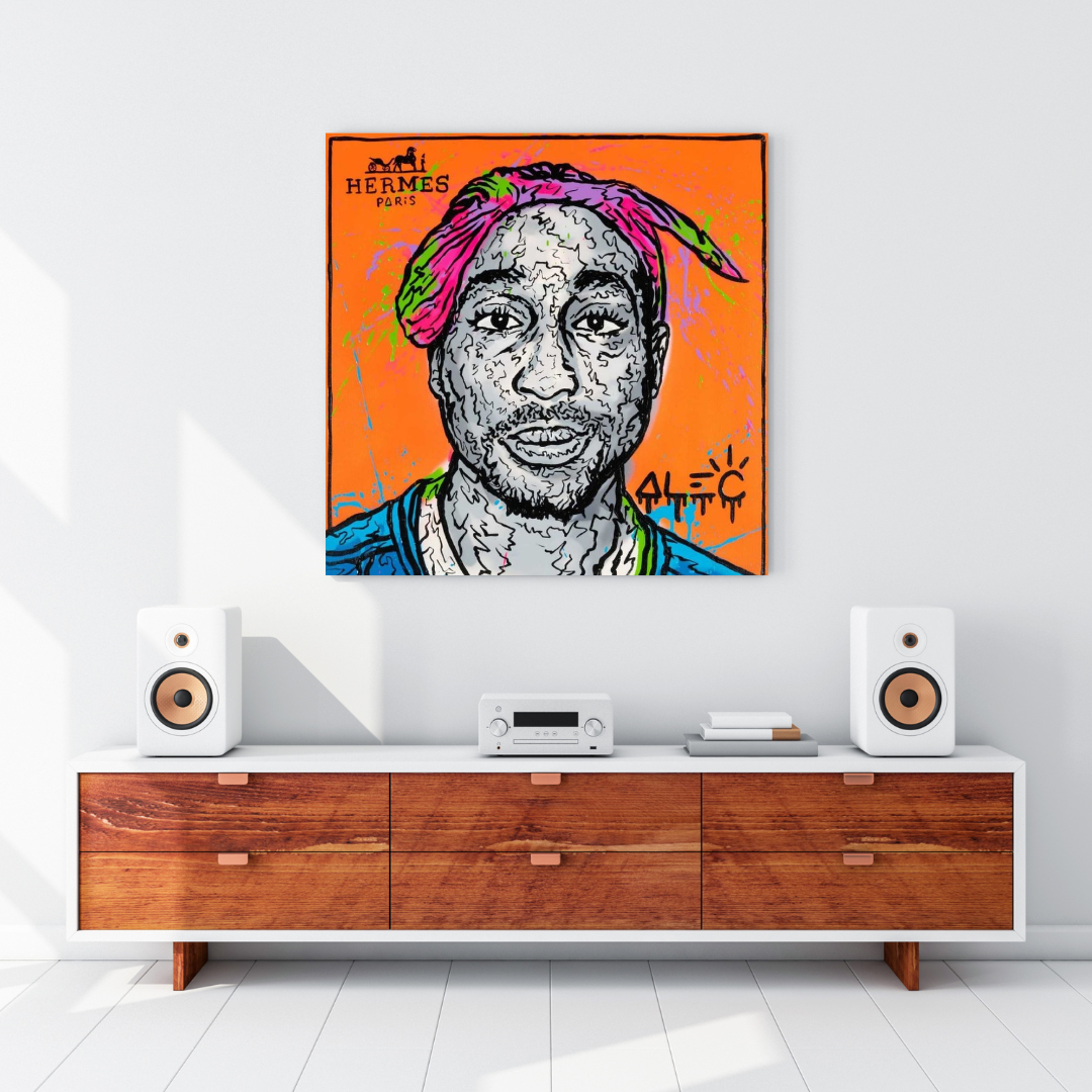 Affiche Tupac : hommage officiel à l'icône du hip-hop