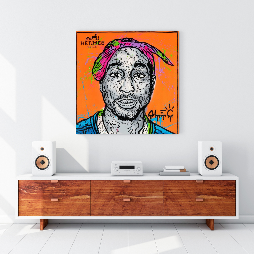 Tupac Poster: Official Tribute to the Hip-Hop Icon-ChandeliersDecor