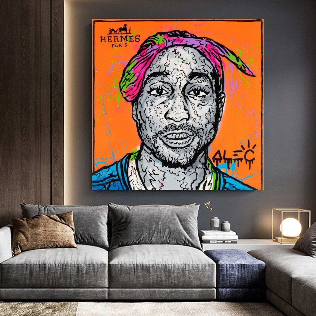 Tupac Poster: Official Tribute to the Hip-Hop Icon-ChandeliersDecor