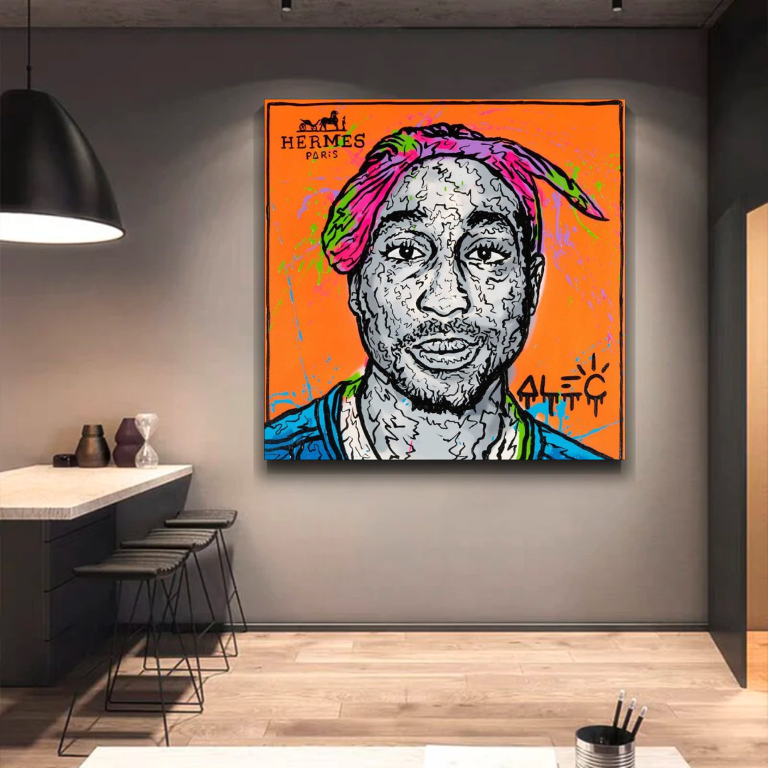 Tupac Poster: Official Tribute to the Hip-Hop Icon-ChandeliersDecor