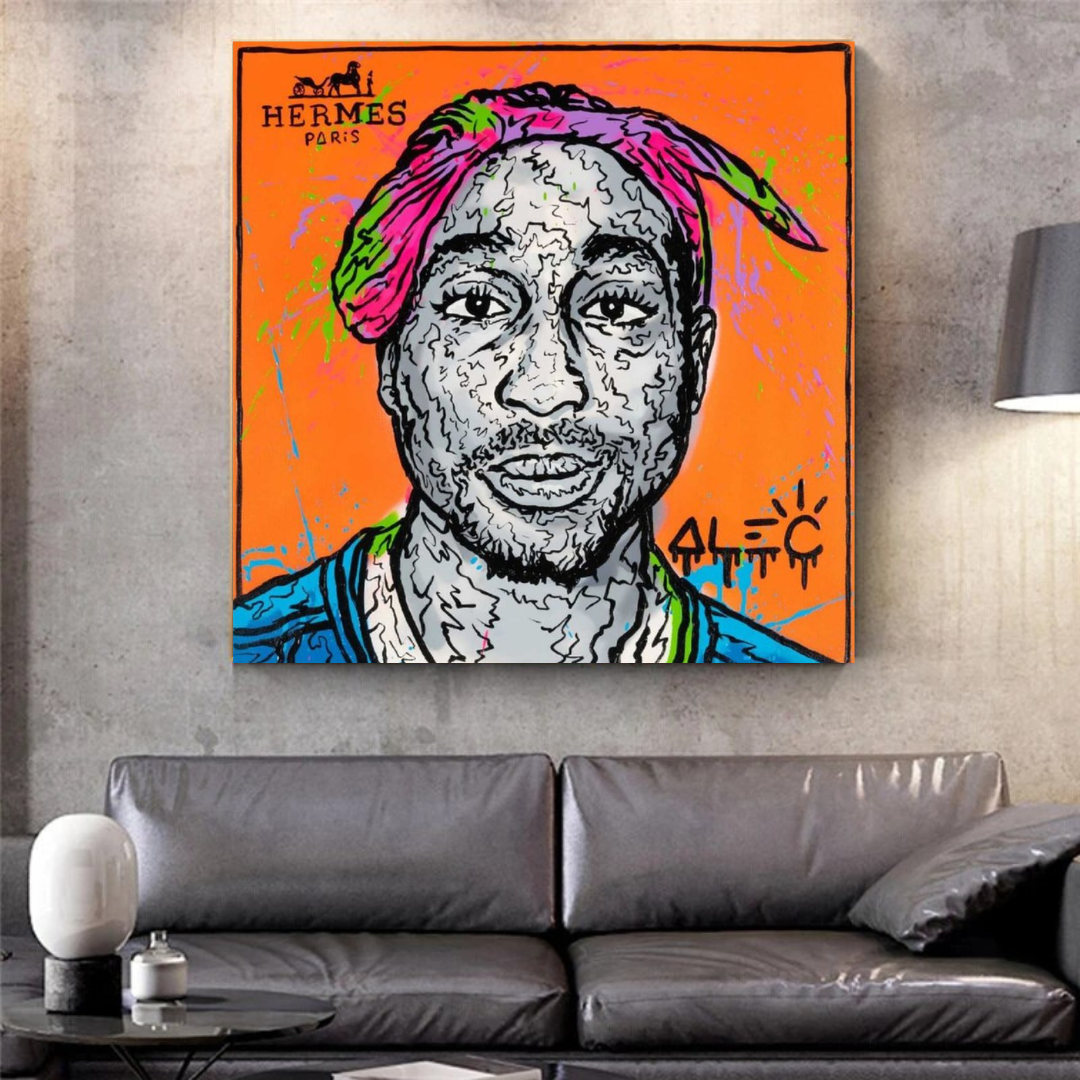 Tupac Poster: Official Tribute to the Hip-Hop Icon-ChandeliersDecor