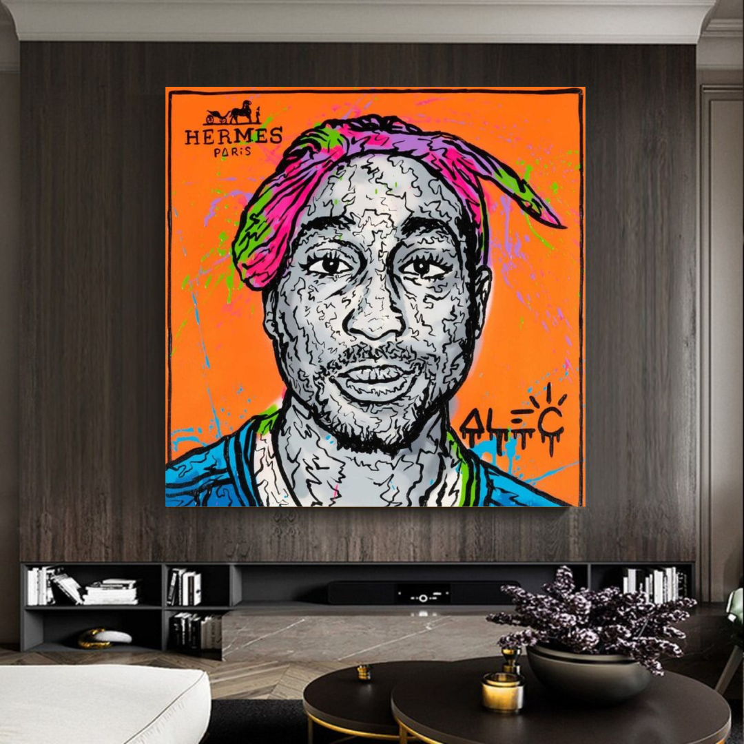 Tupac Poster: Official Tribute to the Hip-Hop Icon-ChandeliersDecor