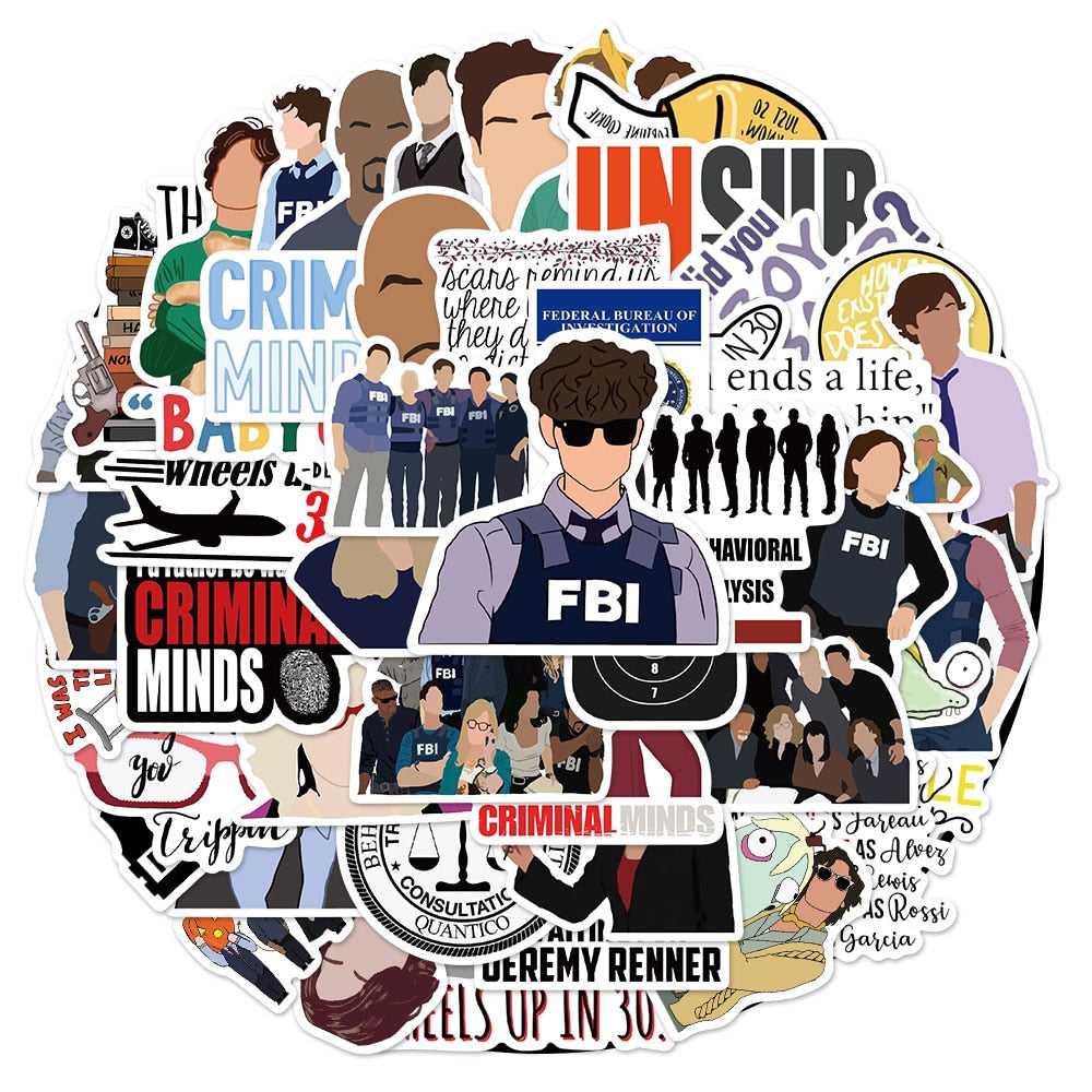 TV Series Criminal Minds Stickers Pack-ChandeliersDecor