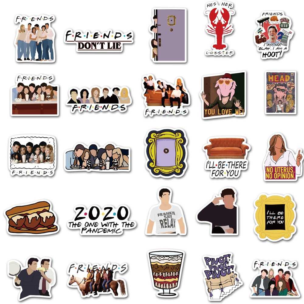TV Series Friends Stickers Pack-ChandeliersDecor