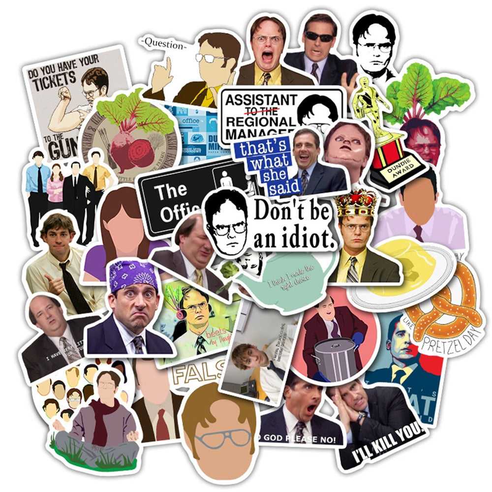 TV Series Friends The office Stickers Pack-ChandeliersDecor