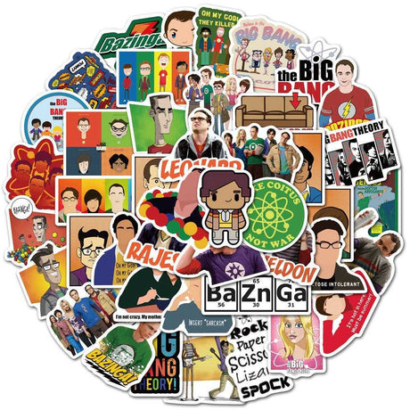 TV Series The Big Bang Theory Stickers Pack-ChandeliersDecor