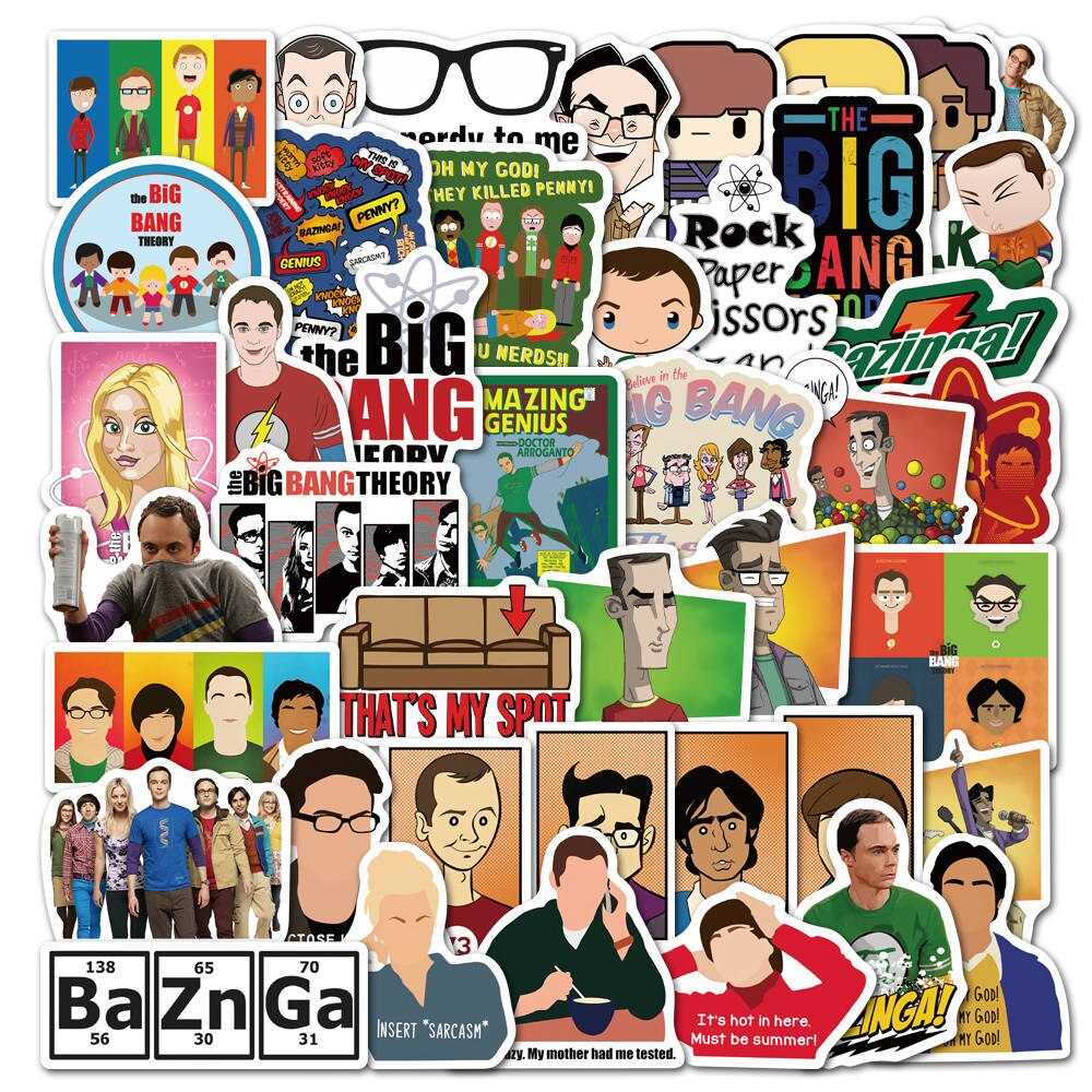 TV Series The Big Bang Theory Stickers Pack-ChandeliersDecor