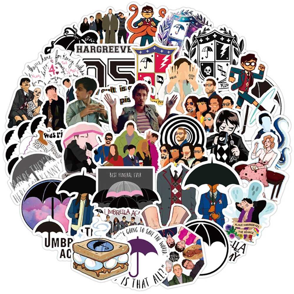 TV Series Umbrella Academy Stickers Pack-ChandeliersDecor