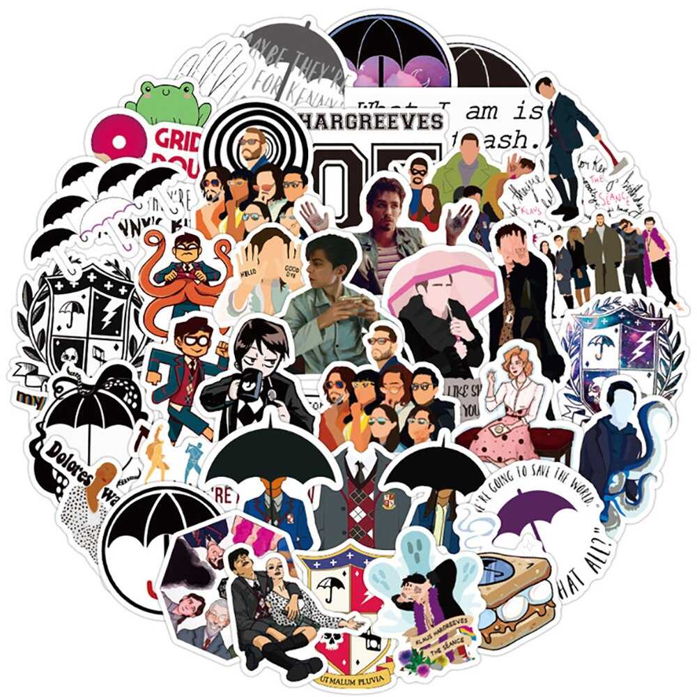 TV Series Umbrella Academy Stickers Pack-ChandeliersDecor