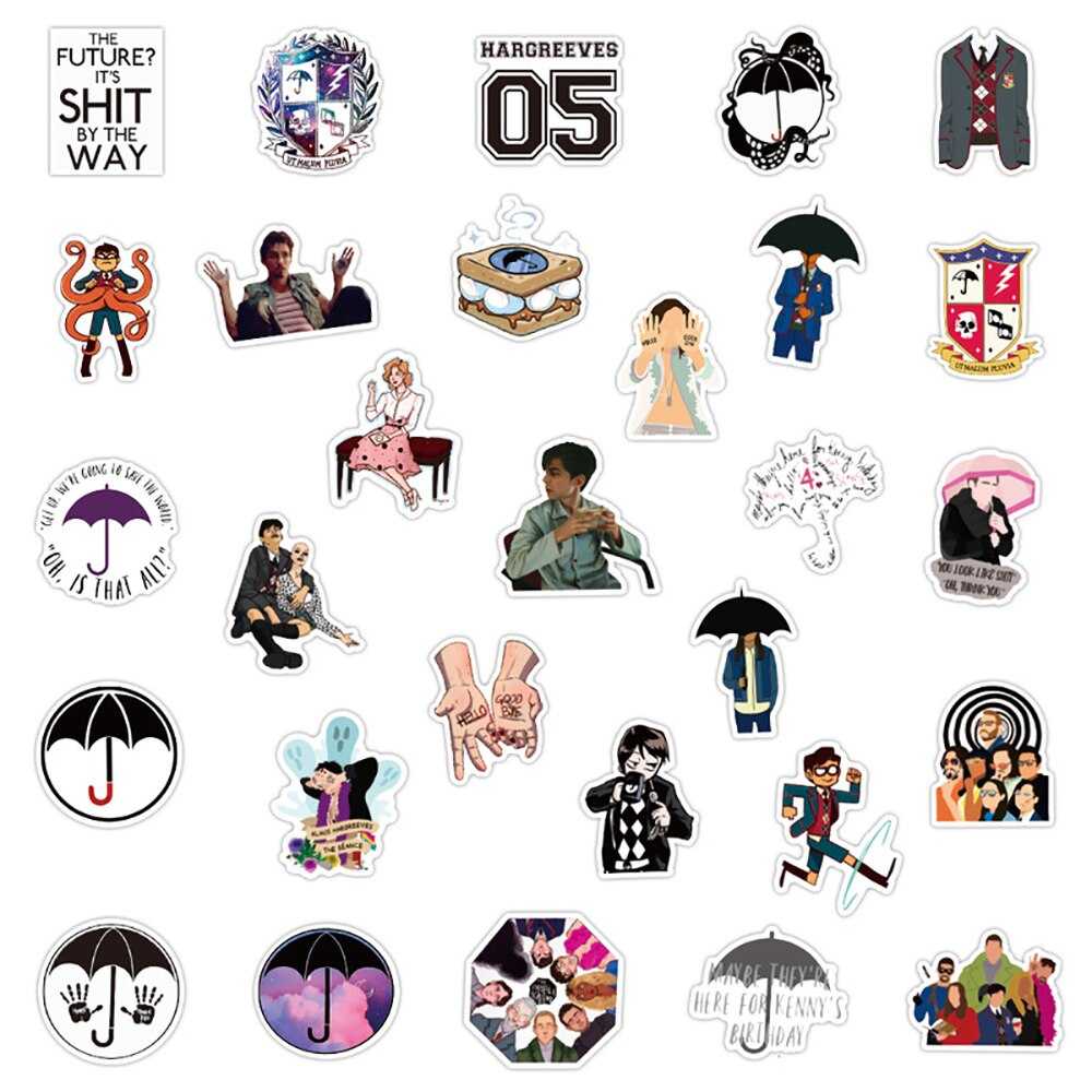 TV Series Umbrella Academy Stickers Pack-ChandeliersDecor