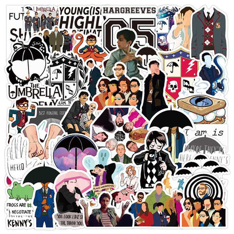 TV Series Umbrella Academy Stickers Pack-ChandeliersDecor