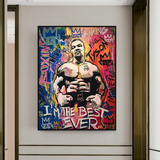 Tyson Fury Champion Boxing Canvas Wall Art-ChandeliersDecor