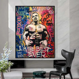 Tyson Fury Champion Boxing Canvas Wall Art-ChandeliersDecor