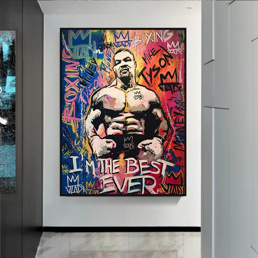 Tyson Fury Champion Boxing Canvas Wall Art-ChandeliersDecor