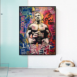 Tyson Fury Champion Boxing Canvas Wall Art-ChandeliersDecor