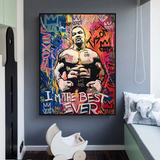 Tyson Fury Champion Boxing Canvas Wall Art-ChandeliersDecor