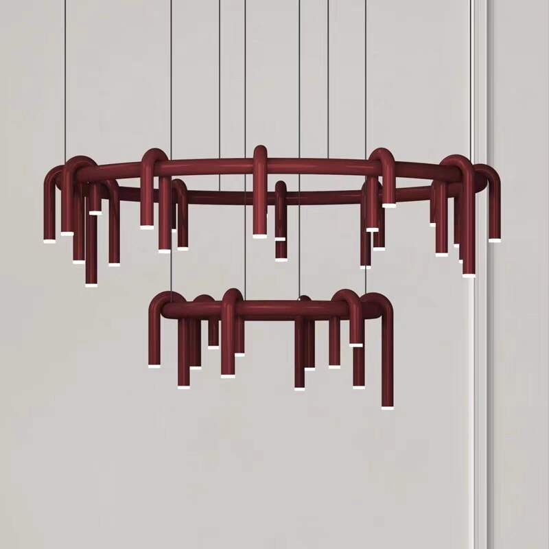 U-shaped Chandelier: Elegant Lighting for Stylish Interiors-ChandeliersDecor