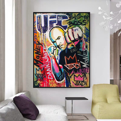 UFC Champion Canvas Wall Art