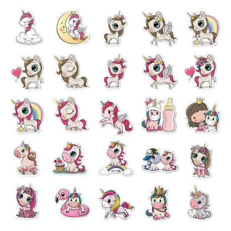 Unicorn Stickers Pack - Peel and Stick Magic for Any Surface-ChandeliersDecor