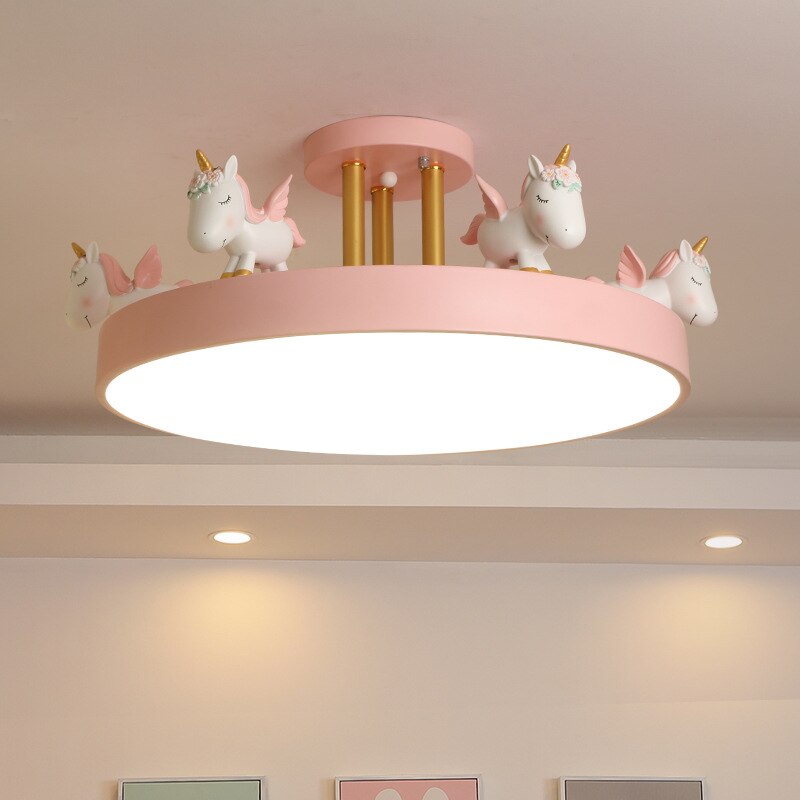 UnicornLED Ceiling Lights Lanterns for Kids Room-ChandeliersDecor