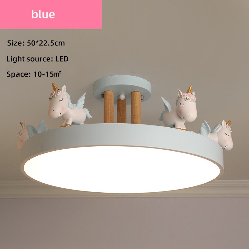 UnicornLED Ceiling Lights Lanterns for Kids Room-ChandeliersDecor