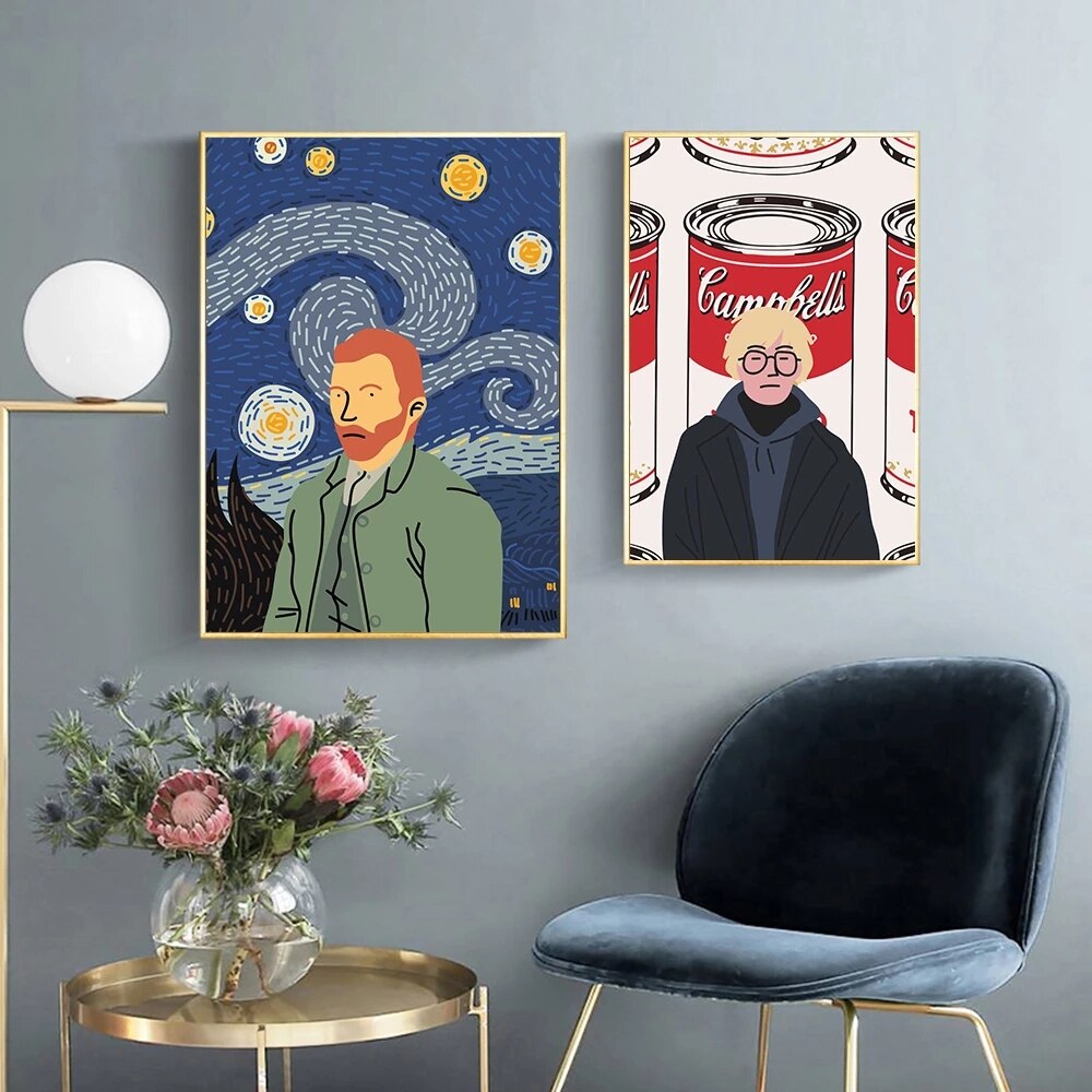 Van Gogh and Kusama Art: Exquisite Masterpieces-ChandeliersDecor