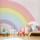 Vibrant Rainbow Bridge Wall Mural-ChandeliersDecor