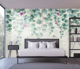 Vine Leaf Wallpaper Murals for Exquisite Décor-ChandeliersDecor