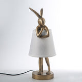 Vintage Bathing Rabbit Table Lamp-ChandeliersDecor