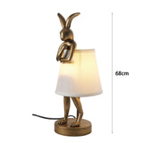 Vintage Bathing Rabbit Table Lamp-ChandeliersDecor