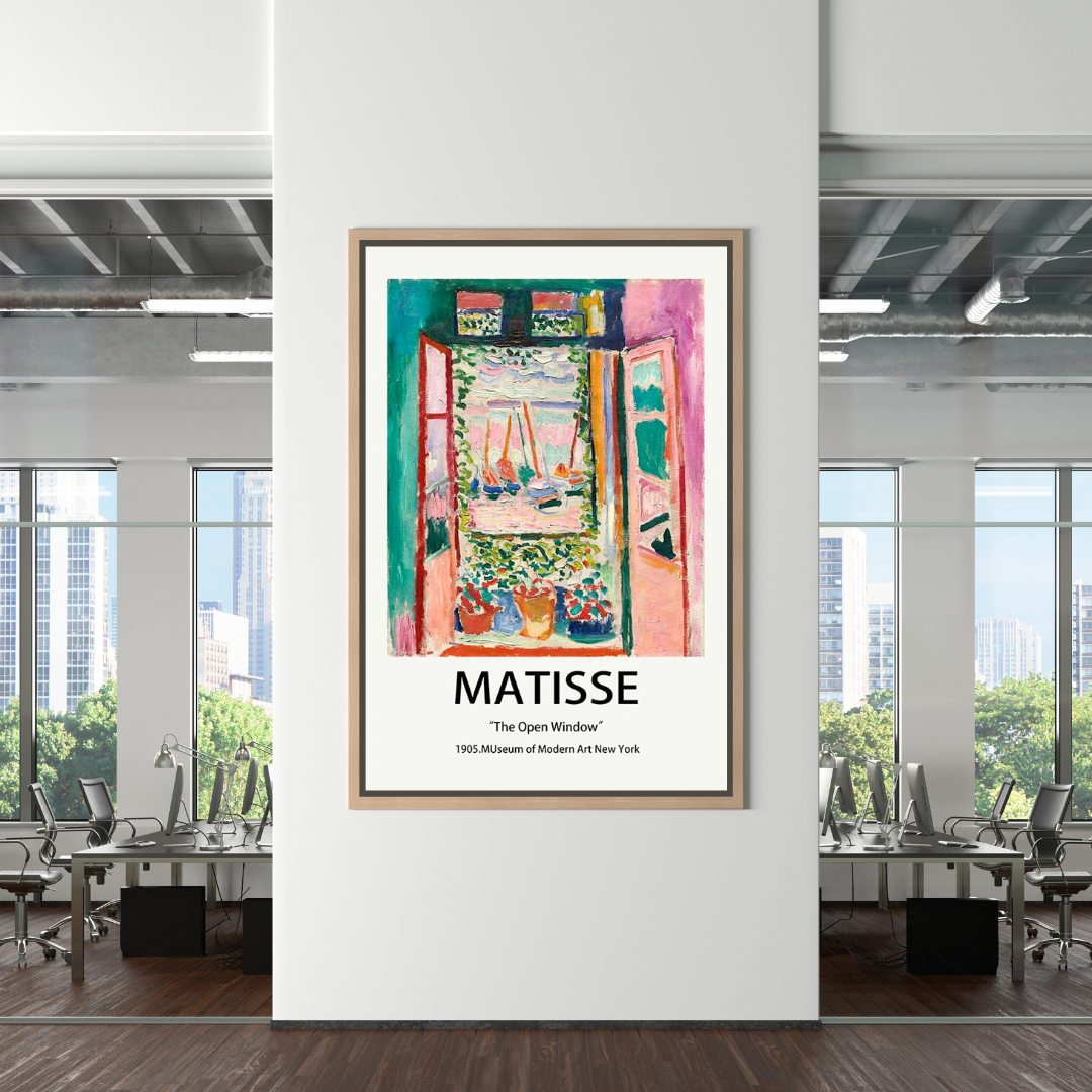 Vintage Henri Matisse Retro Abstract Museum Canvas Wall Art