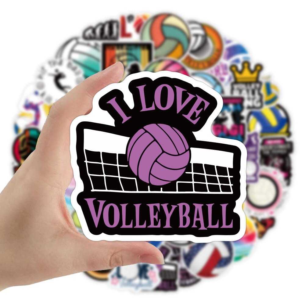 Volleyball Stickers Pack: Express Your Love for the Game-ChandeliersDecor