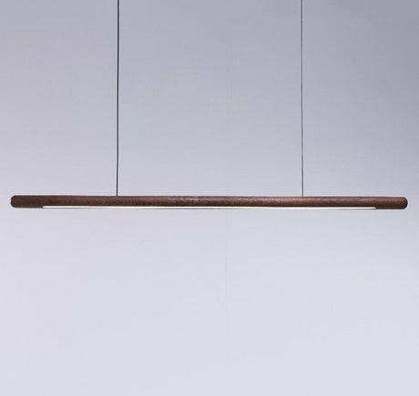 Walnut Hanging Light: Unique and Stylish Lighting Solution-ChandeliersDecor