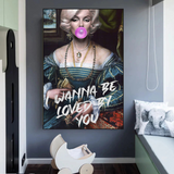 Wanna be Loved - Marilyn Poster: Express Your Admiration-ChandeliersDecor