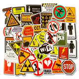 Warning Stickers Stickers Pack - Enhance Safety-ChandeliersDecor