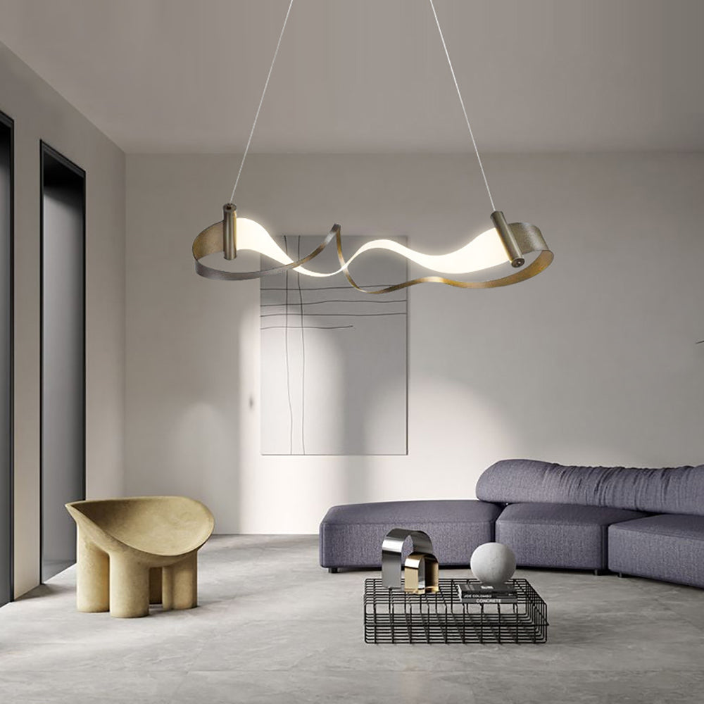 Wave Chandelier: Stylish Lighting for Any Space-ChandeliersDecor