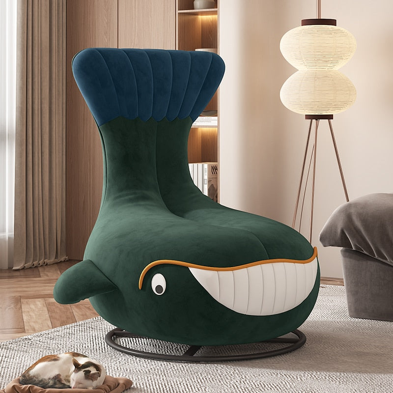 Canapé baleine pour chambre d'enfant | Mobilier confortable et ludique