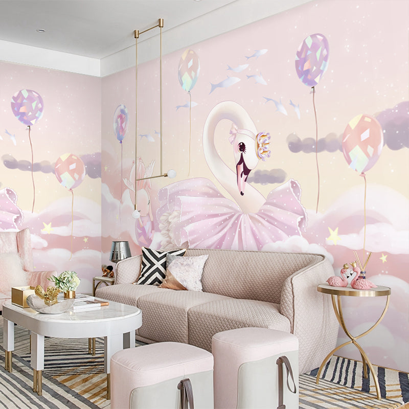 Whale Wonders: Girls Room Wallpaper-ChandeliersDecor