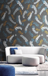 Wheat Floral Patterns Wallpaper Mural-ChandeliersDecor.com