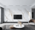 White Lines Stone Design - Marble Wallpaper Murals-ChandeliersDecor.com