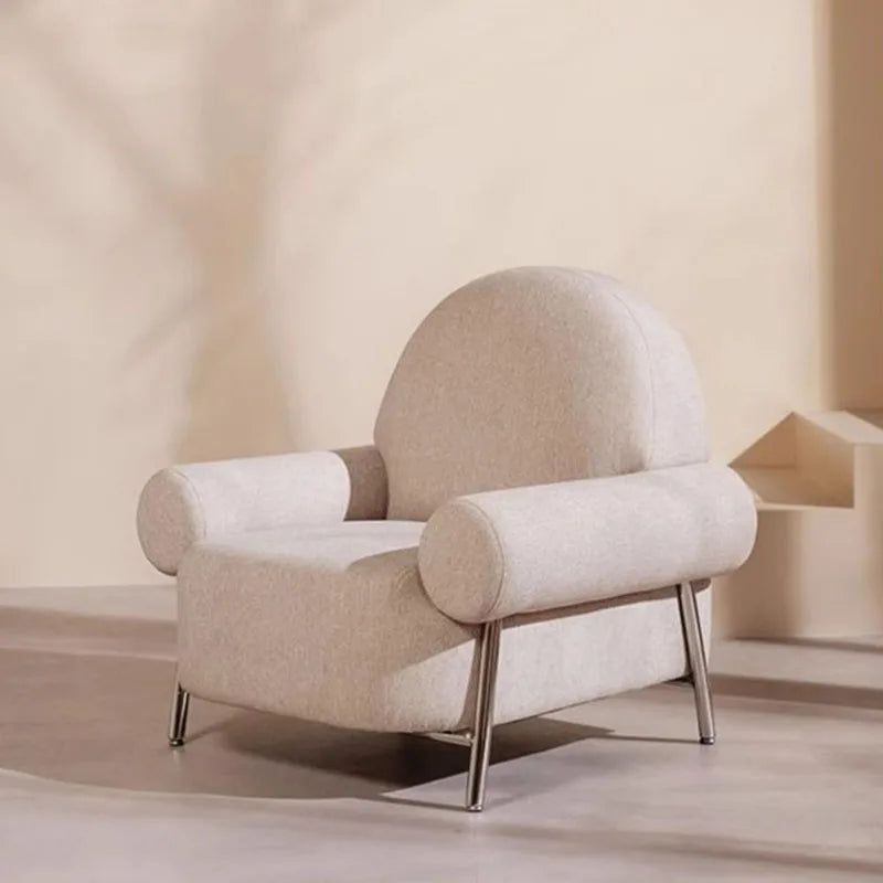 Chaise de salon moderne Poltronas blanche 